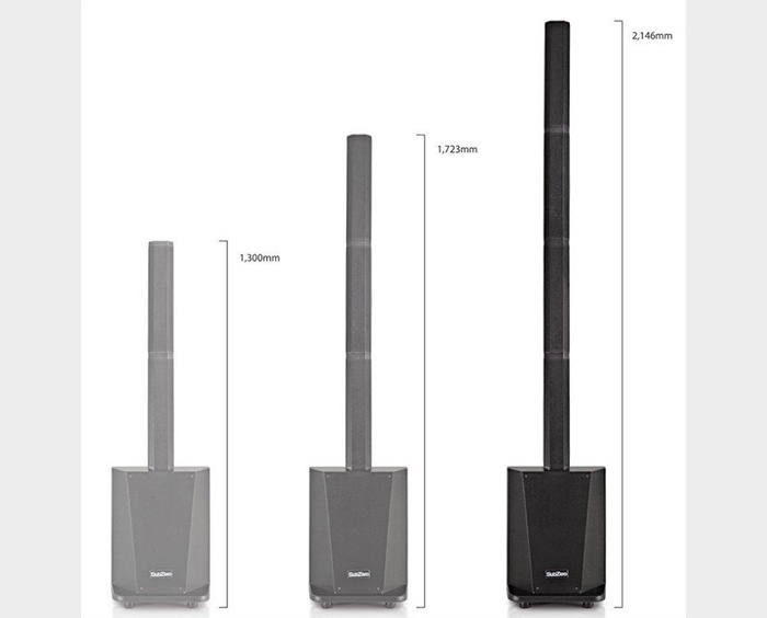 SubZero L410X DSP PA-Säulensystem mit Bluetooth